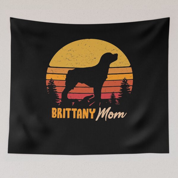 Artikelvorschau, Britanny Dog Mom Vintage Retro entworfen und verkauft von rafaeltto.