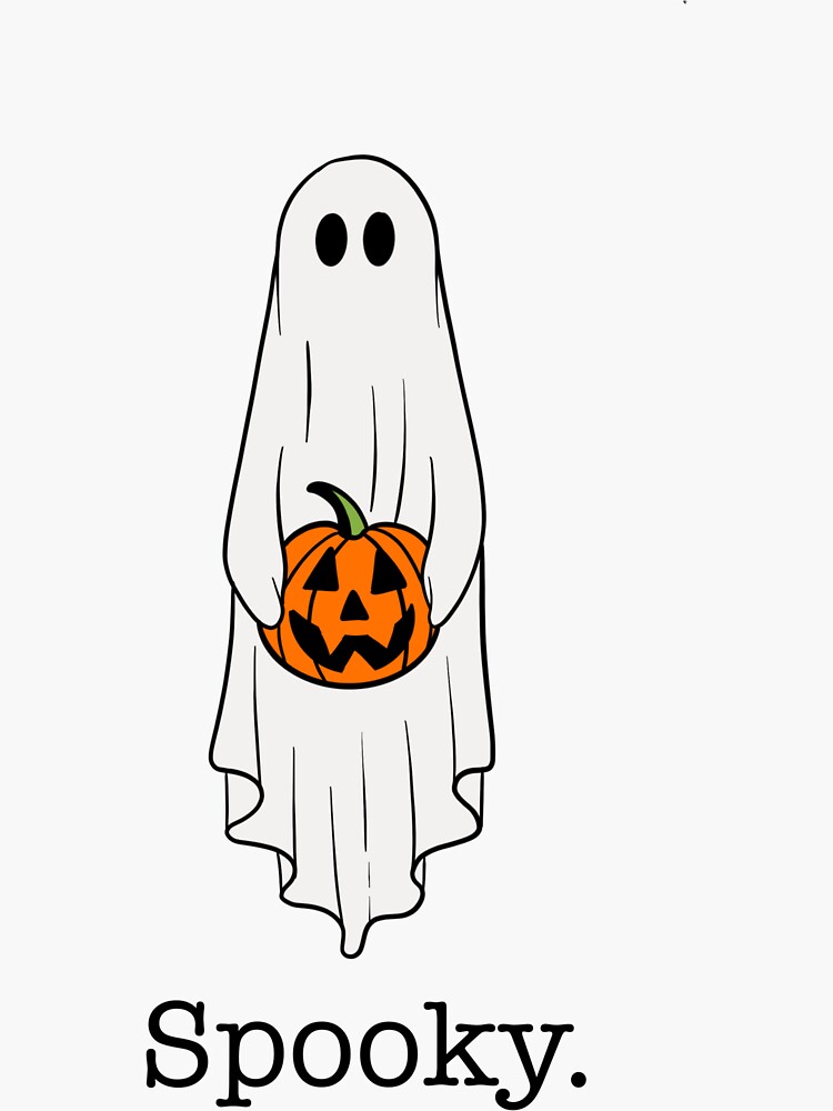 "Smells like Halloween Spirit" Sticker by SocialCat Redbubble