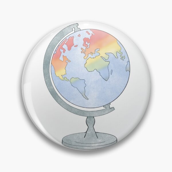 Item preview, Globe Sticker designed and sold by creatorK8.