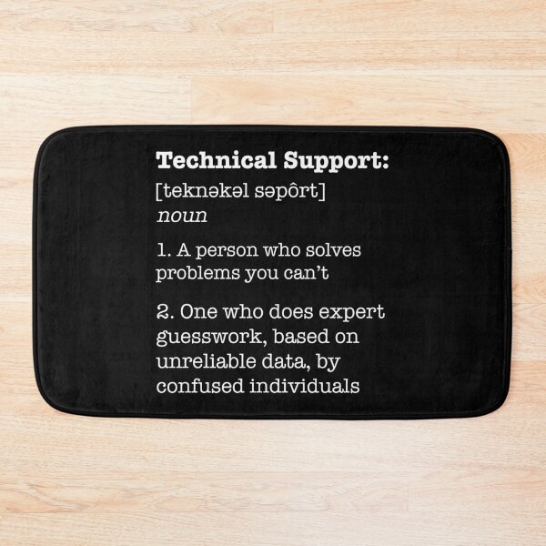 Item preview, Technical Support / Funny Definition IT Department Meme design designed and sold by CreatedByHeidi.
