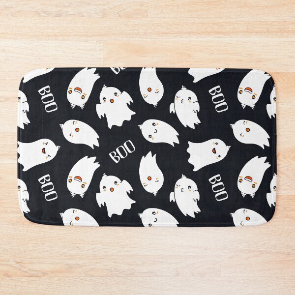 Item preview, Boo! Happy Halloween ghosts print. designed and sold by TheArtDesk.