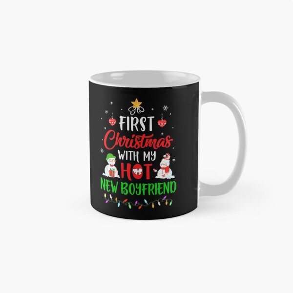 Item preview, First Christmas With My Hot New Boyfriend Funny Couple Gift designed and sold by cadieuxart.