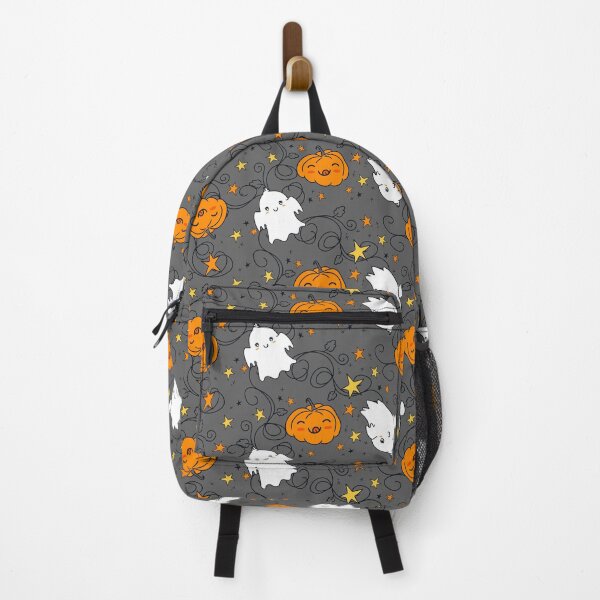Item preview, Happy Halloween Jack o lantern and spooky print. designed and sold by TheArtDesk.