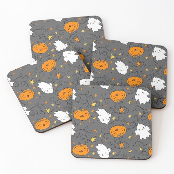 Item preview, Happy Halloween Jack o lantern and spooky print. designed and sold by TheArtDesk.