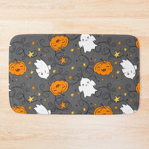 Item preview, Happy Halloween Jack o lantern and spooky print. designed and sold by TheArtDesk.