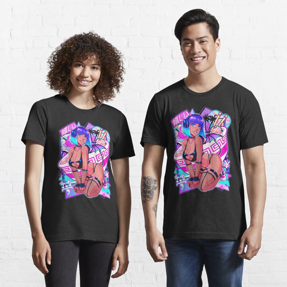 Sexy Anime Girl Japanese Sexy Demon Girl Cosplay T Shirt For Sale By Getnaughtee Redbubble 7241