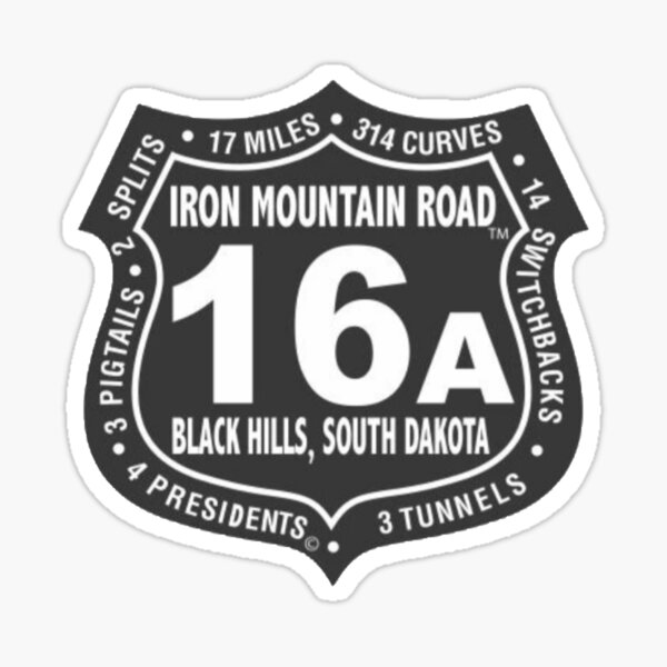"Iron Mountain Road" Sticker for Sale by grenda12 Redbubble