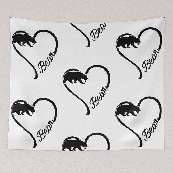 Item preview, Animal Heart Bear designed and sold by NgocLanDesign.