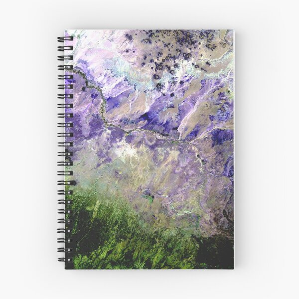 Item preview, Purple Grey Green Abstract Painting, Arizona USA designed and sold by BEyourself be.