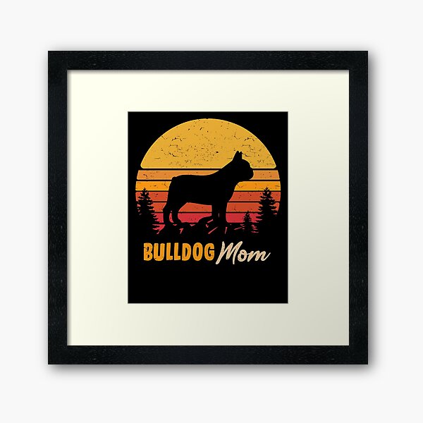 Item preview, Bulldog Mom Vintage Retro designed and sold by rafaeltto.