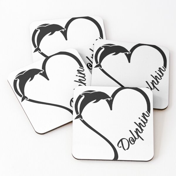 Item preview, Animal Heart Dolphin designed and sold by NgocLanDesign.
