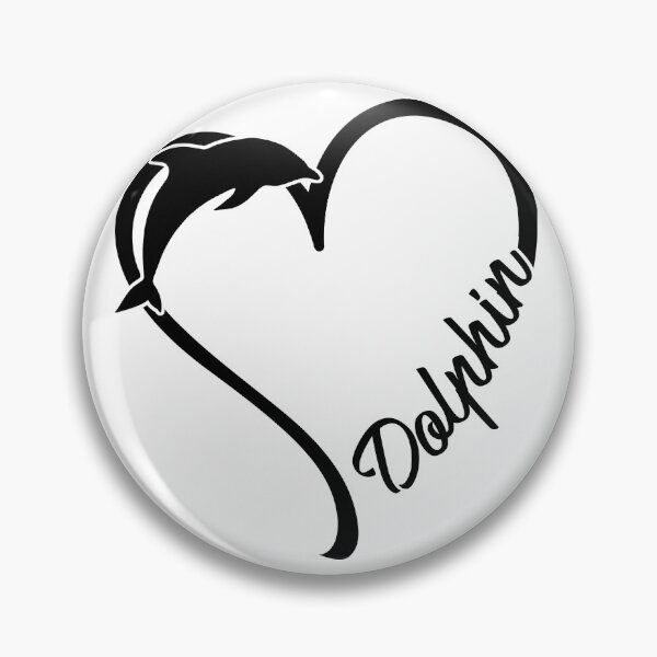 Item preview, Animal Heart Dolphin designed and sold by NgocLanDesign.