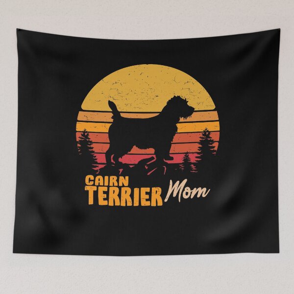 Artikelvorschau, Cairn Terrier Dog Mom Vintage Retro entworfen und verkauft von rafaeltto.