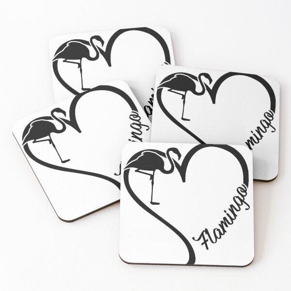 Item preview, Animal Heart Flamingo designed and sold by NgocLanDesign.