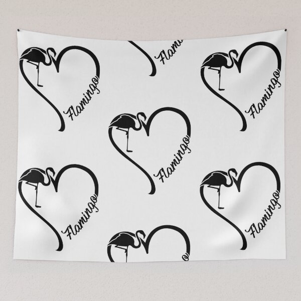 Item preview, Animal Heart Flamingo designed and sold by NgocLanDesign.