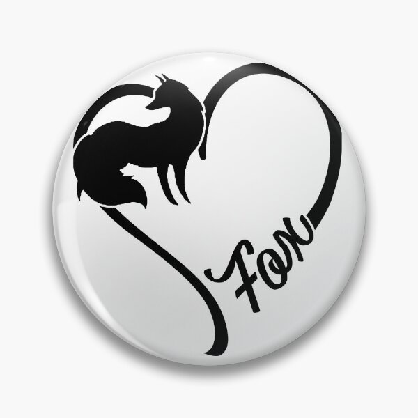 Item preview, Animal Heart Fox designed and sold by NgocLanDesign.