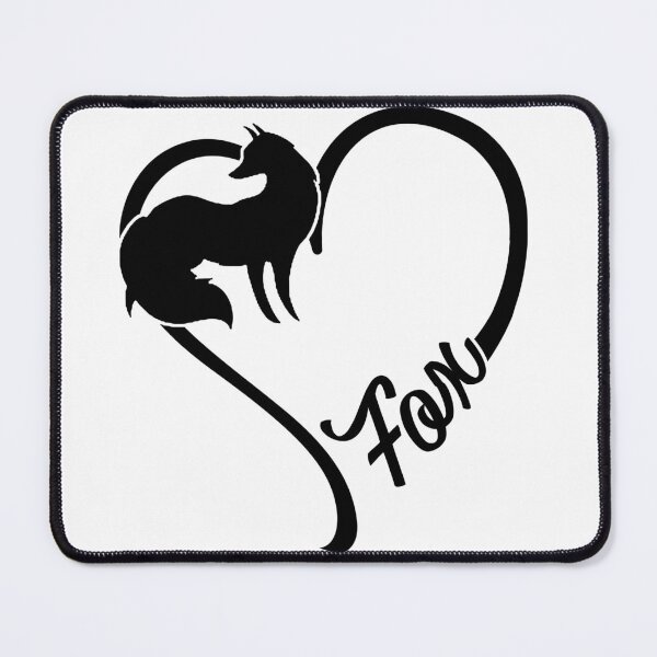 Item preview, Animal Heart Fox designed and sold by NgocLanDesign.
