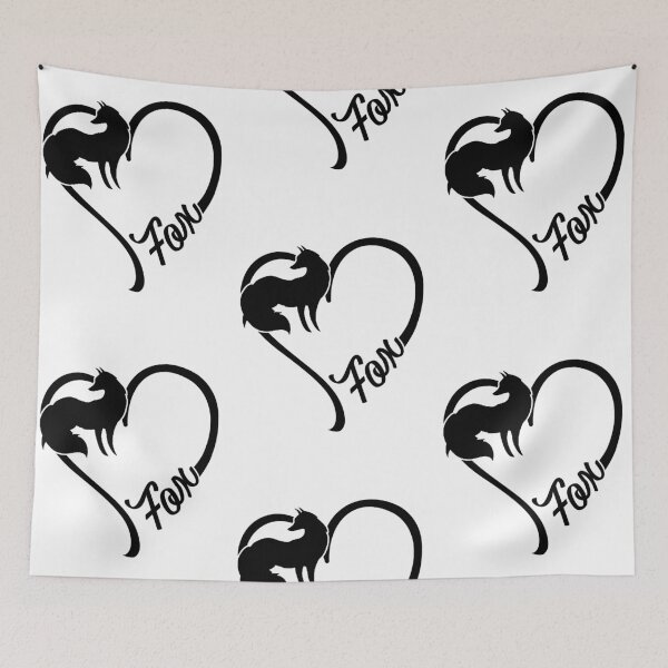 Item preview, Animal Heart Fox designed and sold by NgocLanDesign.