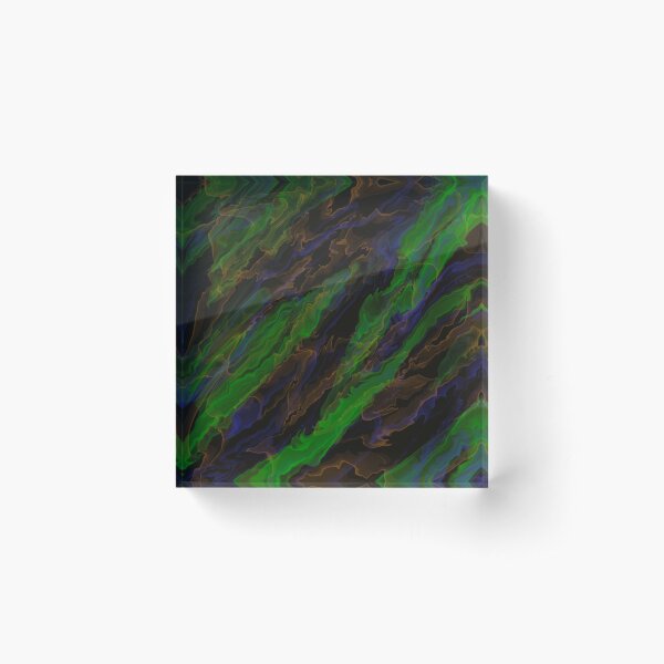 Colour Flow Pillows Acrylic Block