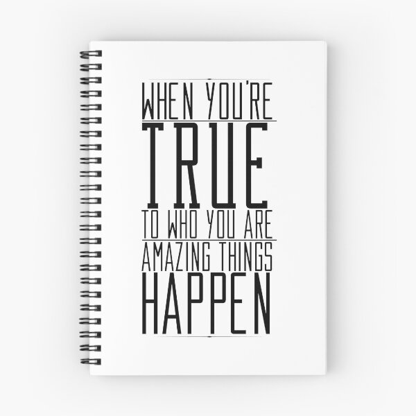 Item preview, When You're True To Who You Are Amazing Things Happen Motivational Quotes Saying Inspirational Thoughts designed and sold by avinigav.