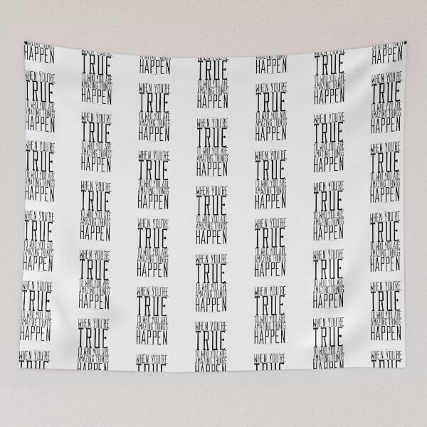 Item preview, When You're True To Who You Are Amazing Things Happen Motivational Quotes Saying Inspirational Thoughts designed and sold by avinigav.