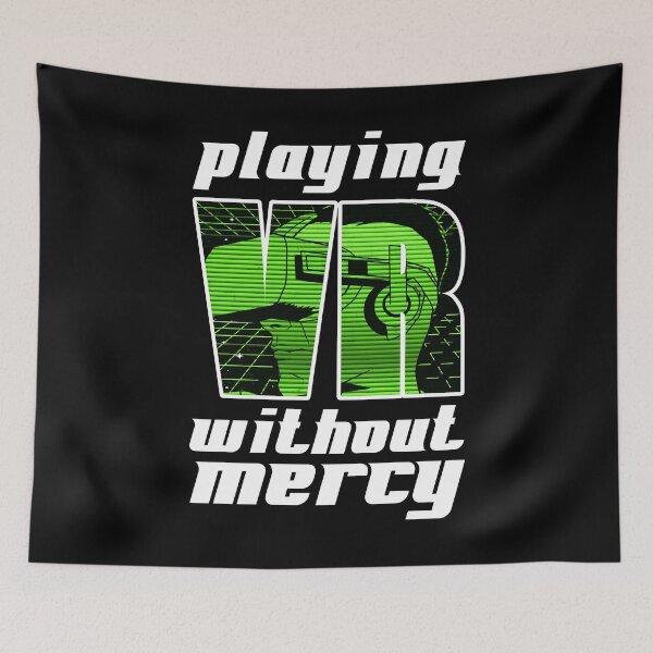 Item preview, Virtual reality playing VR without mercy green designed and sold by Denis Rösler.