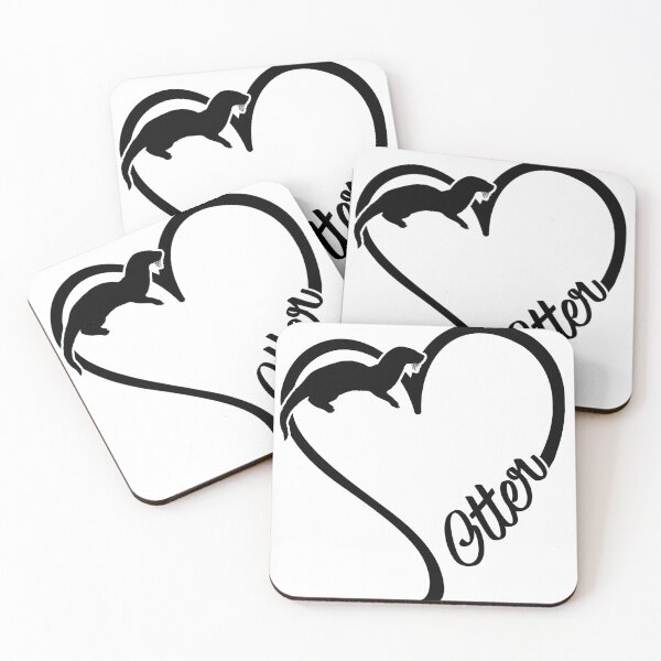 Item preview, Animal Heart Otter designed and sold by NgocLanDesign.