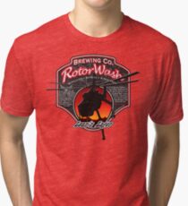 RotorWash Brewing Co. - Lean'n Lager Skycrane Tri-blend T-Shirt