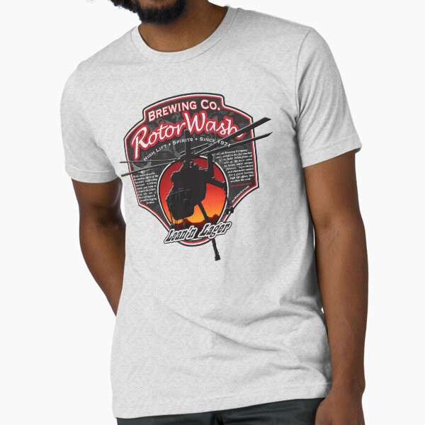 RotorWash Brewing Co. - Lean'n Lager Skycrane Tri-blend T-Shirt