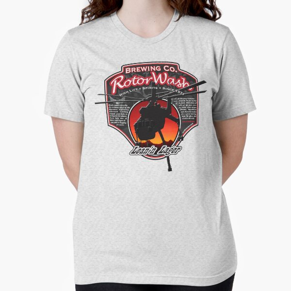 RotorWash Brewing Co. - Lean'n Lager Skycrane Tri-blend T-Shirt