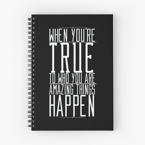 Item preview, When You're True To Who You Are Amazing Things Happen Motivational Quotes Saying Inspirational Thoughts designed and sold by avinigav.