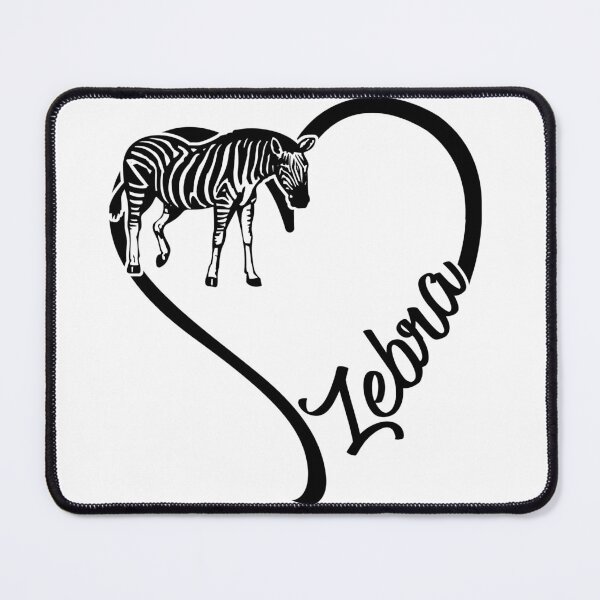 Item preview, Animal Heart Zebra designed and sold by NgocLanDesign.