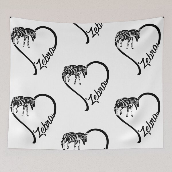 Item preview, Animal Heart Zebra designed and sold by NgocLanDesign.