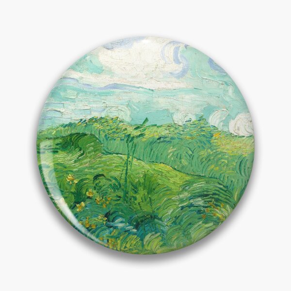 Item preview, Vincent Van Gogh Green Wheat Fields Painting designed and sold by ind3finite.