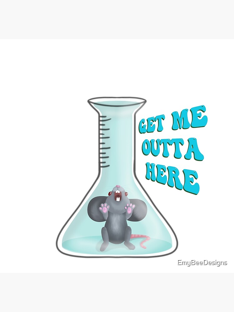 "Lab Rat" Poster for Sale by EmyBeeDesigns Redbubble
