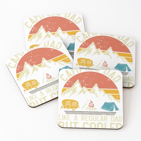 Item preview, Camping Dad Like A Regular Dad But Cooler Vintage Retro designed and sold by CheriShopus.