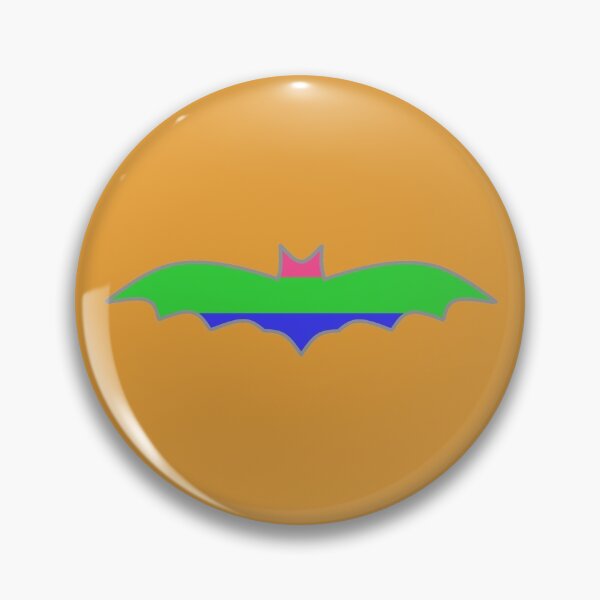 Item preview, Polysexual/Polyromantic Pride Flag: Halloween Bat designed and sold by DisneyFanatic23.