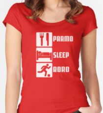 PARMO SLEEP BORO Women's Fitted Scoop T-Shirt