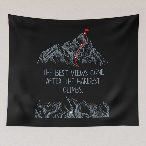 Item preview, The best views come after the hardest climbs designed and sold by Boleirov.