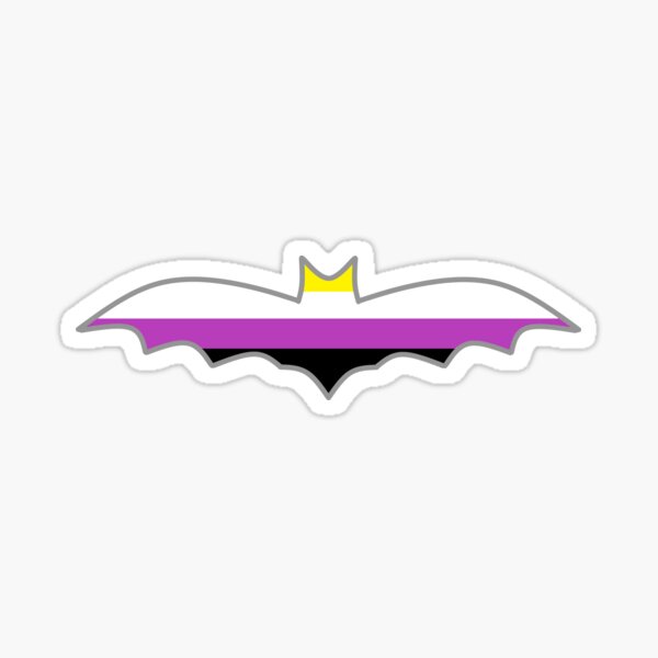 Genderfluid Pride Flag: Halloween Bat" Sticker for Sale by DisneyFanatic23