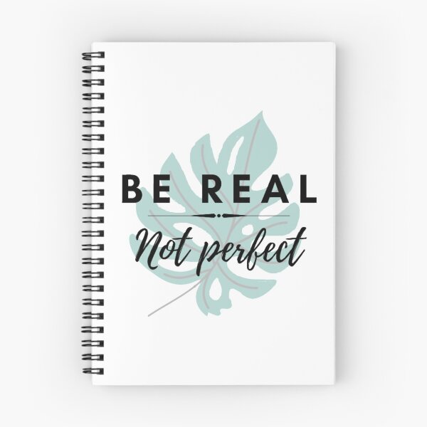 Item preview, Be Real Not Perfect designed and sold by CherishedCloset.