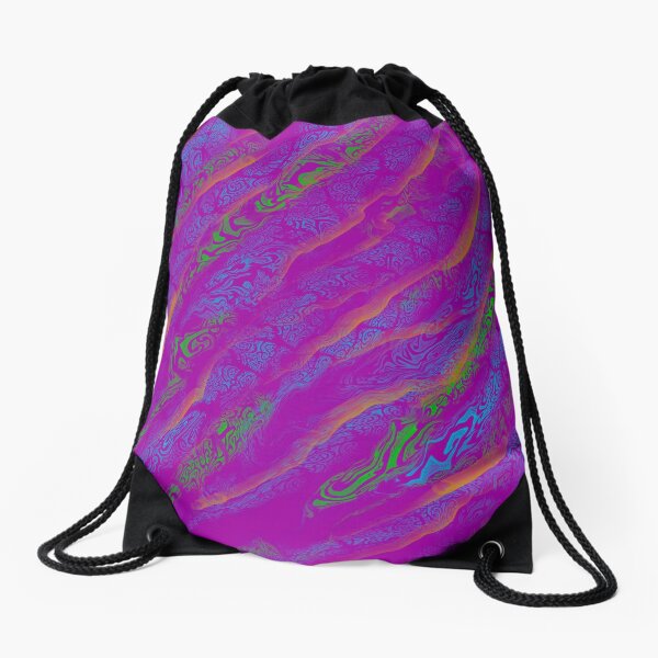 Coloured Tribal Pillows Drawstring Bag