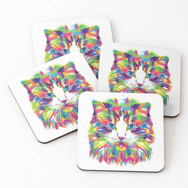 Item preview, Multicolored Cat designed and sold by luisulan.