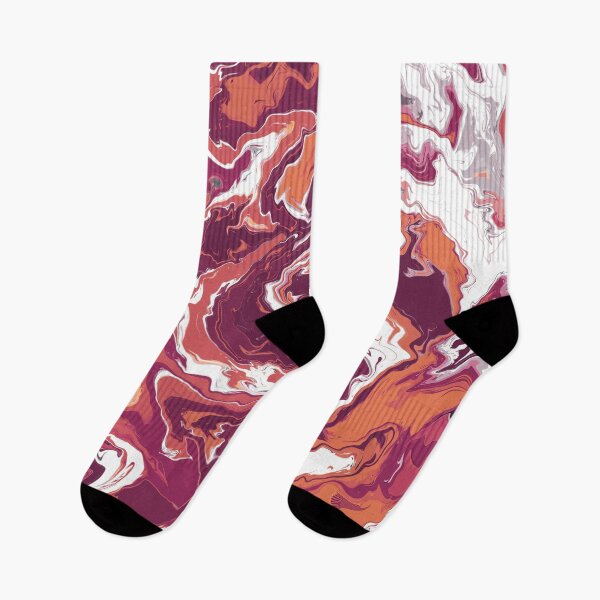 Item preview, Autumn leaf colors marble design  designed and sold by kalanisart.