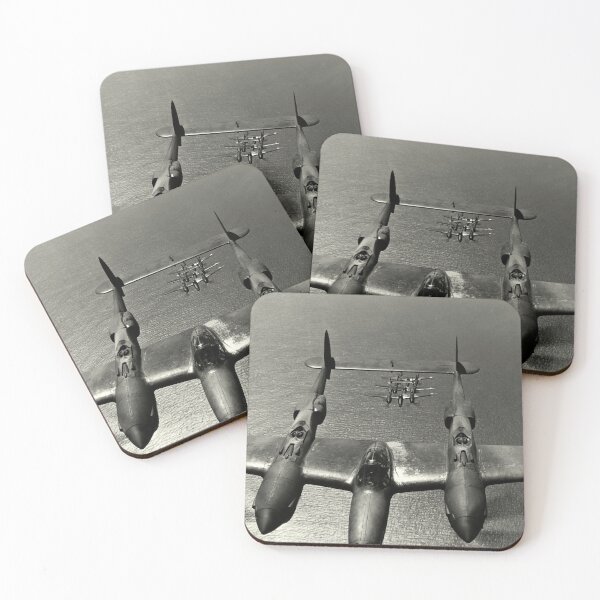 Item preview, WWII Flight of P-38 Lightnings designed and sold by retrophotoworks.