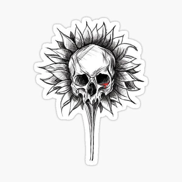 Death Daisy Sticker