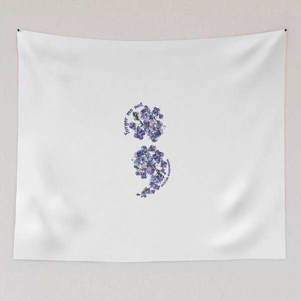 Item preview, Flower Forget Me Not Suicide Awareness designed and sold by Jasonstoreasd.
