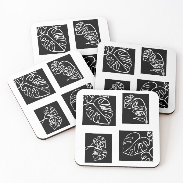 Item preview, Abstract monstera leaves designed and sold by kristinamj99.