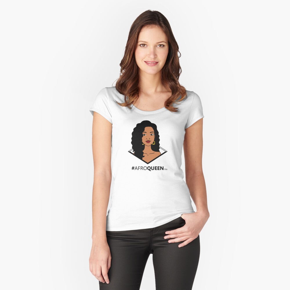 Item preview, Fitted Scoop T-Shirt designed and sold by vee-madinina.