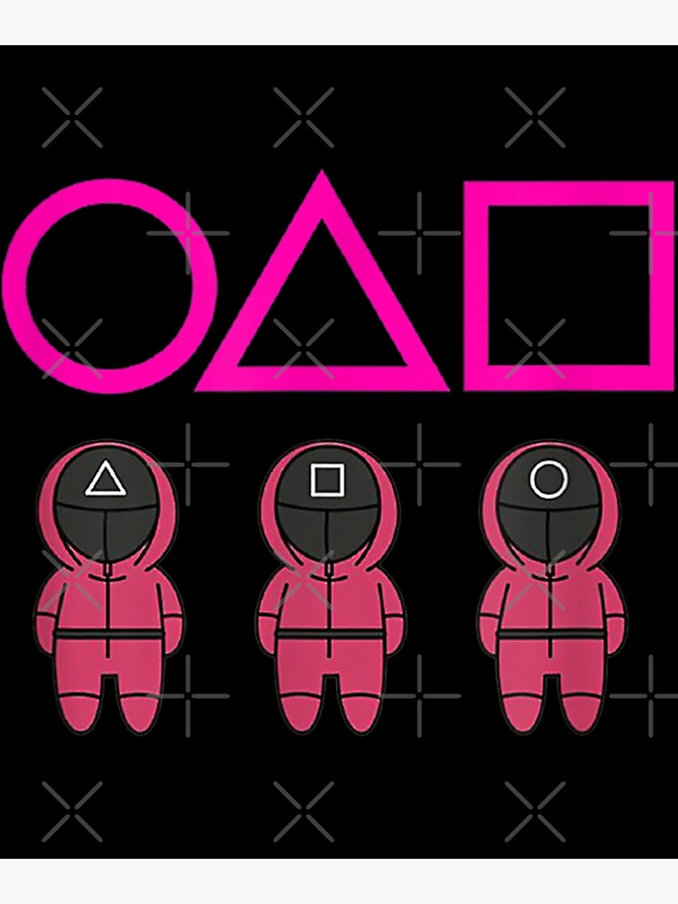 " Squid Game Symbol" Poster for Sale by OlafKnights | Redbubble
